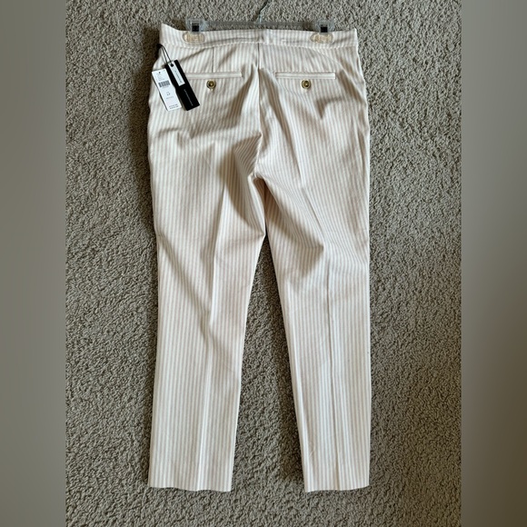 Anthropologie Essential Slim Stripe Trouser NWT - Picture 4 of 11
